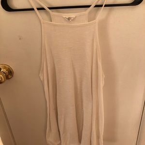 White Aeropostale high neck tank